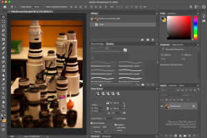 Screenshot af et .cr2-fil i Adobe Photoshop CC 2019