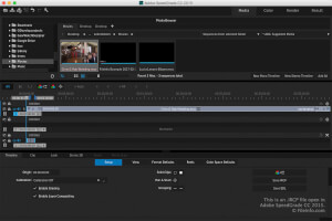 Screenshot af en .ircp-fil i Adobe SpeedGrade CC 2015
