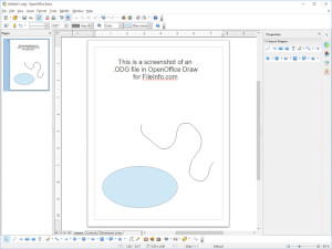 Skærmbillede af en .odg-fil i Apache OpenOffice Draw 4.1.3