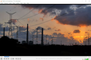 Screenshot af en .ogv-fil i VideoLAN VLC media player 3